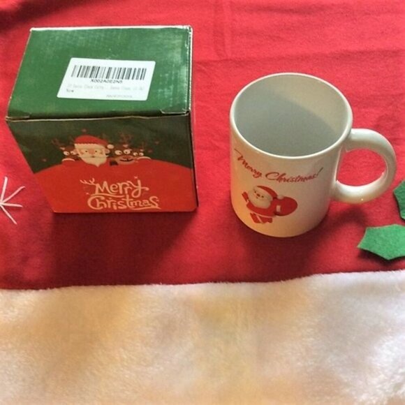 MERRY CHRISTMAS SANTA CLAUSE COFFE MUG GIFT - Picture 10 of 11